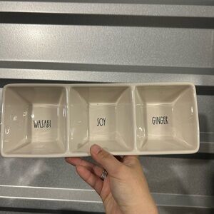 Rae Dunn Wasabi Soy Ginger Trio Dish Set